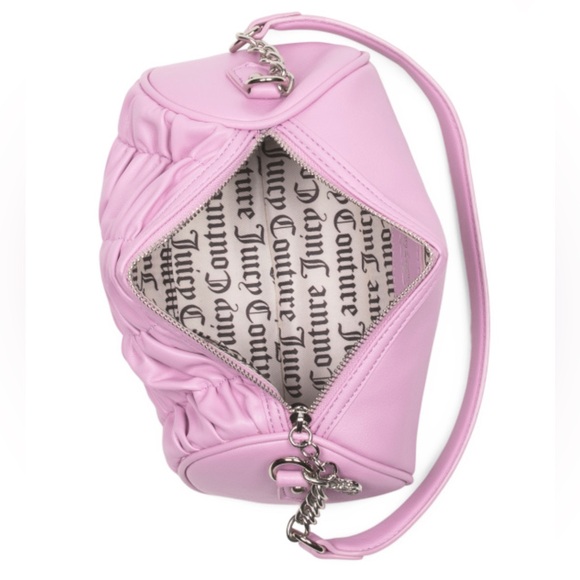 JUICY COUTURE Pink Run The World Ruched Barrel Shoulder Bag - Picture 10 of 11